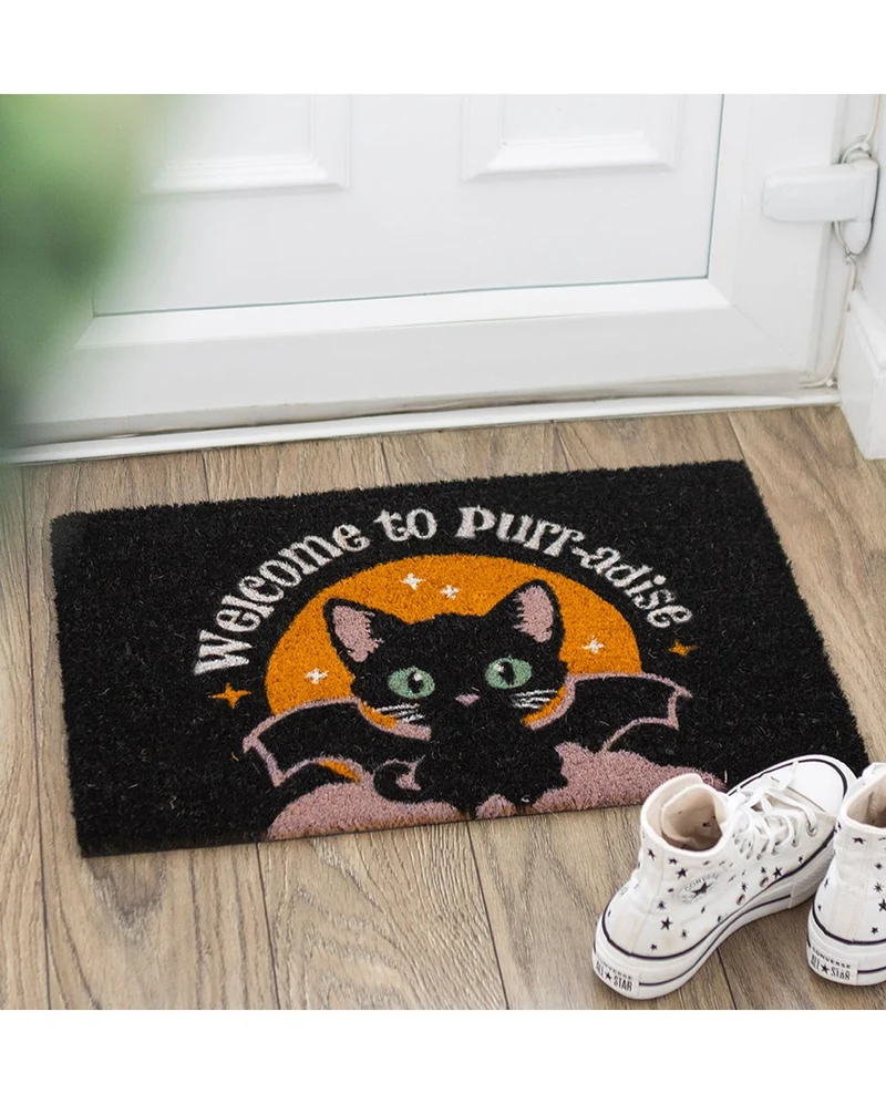 "Welcome to Purr-Adise" Fußmatte 60x40cm