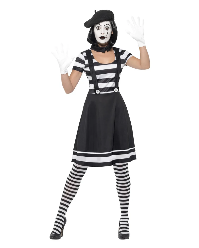 Pantomime Frauen Kostüm