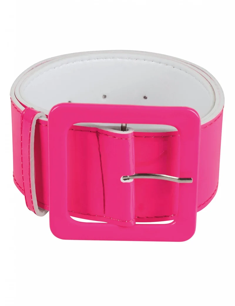 Gürtel neonpink für Erwachsene
