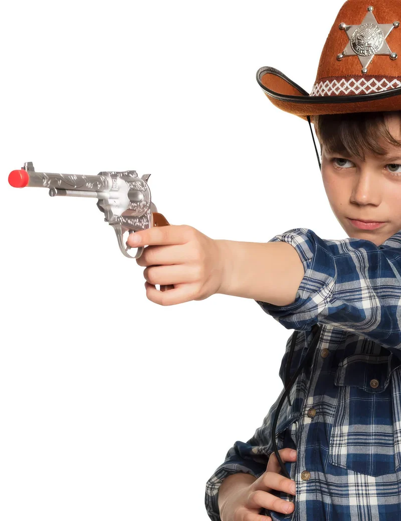 Cowboy-Revolver mit Sound Spielzeug 30 cm