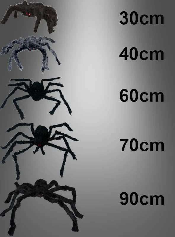 Spinne 30-90cm Halloween Deko