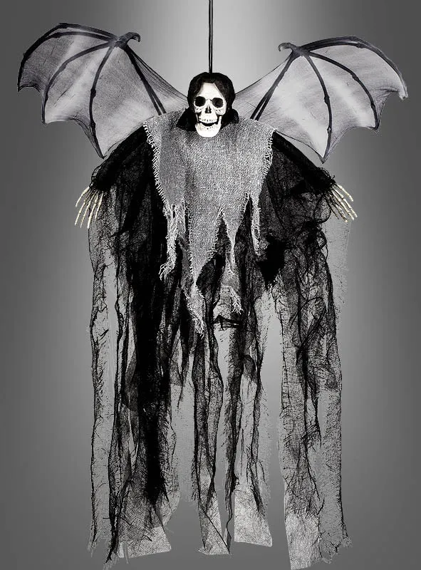 Geflügelter Tod 60cm Halloween Deko