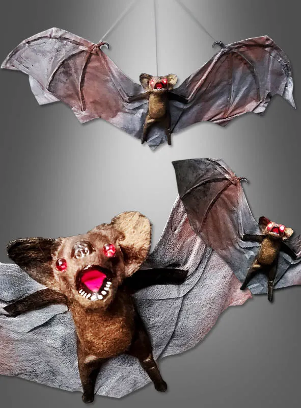 Riesige Fledermaus 70 cm mit leuchtenden Augen