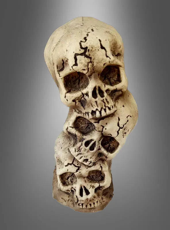 Totenkopf Säule 34cm Deko