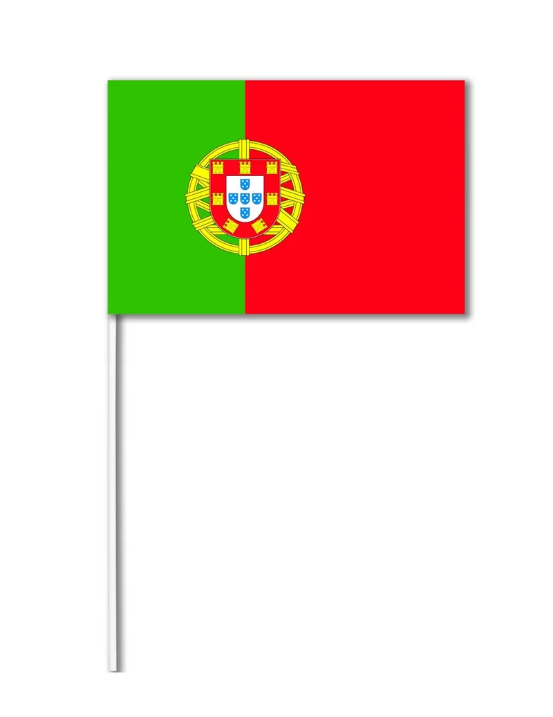 Papier-Flagge Portugal 14 x 21 cm