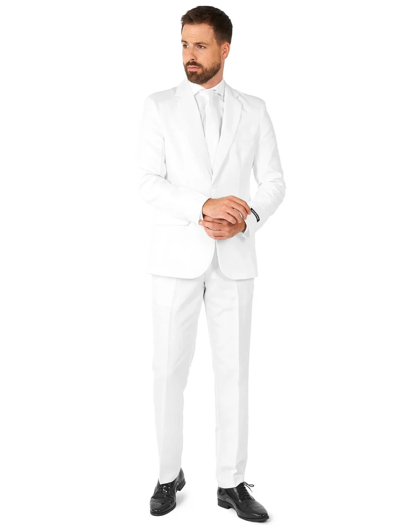 Mr. Solid-Suitmeister™-Herrenkostüm festlich weiss