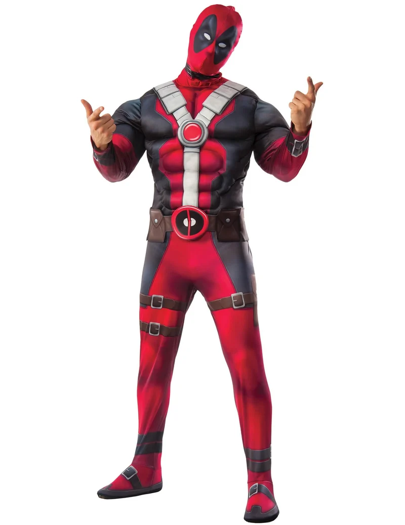 Deadpool™ Kostüm für Herren Lizenzartikel rot-blau