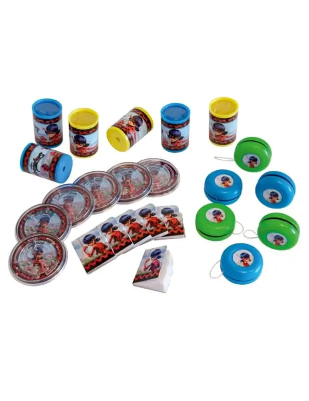 Ladybug™-Superhelden Geschenk-Set 24-teilig bunt