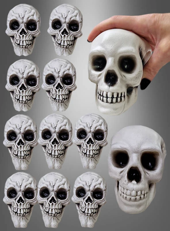 Totenkopf Halloween Deko 12 Teile