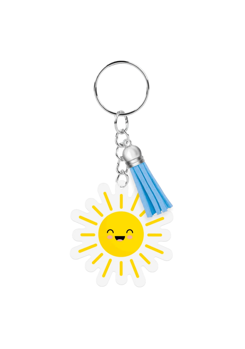 Acryl-Schlüsselanhänger „Sonne“