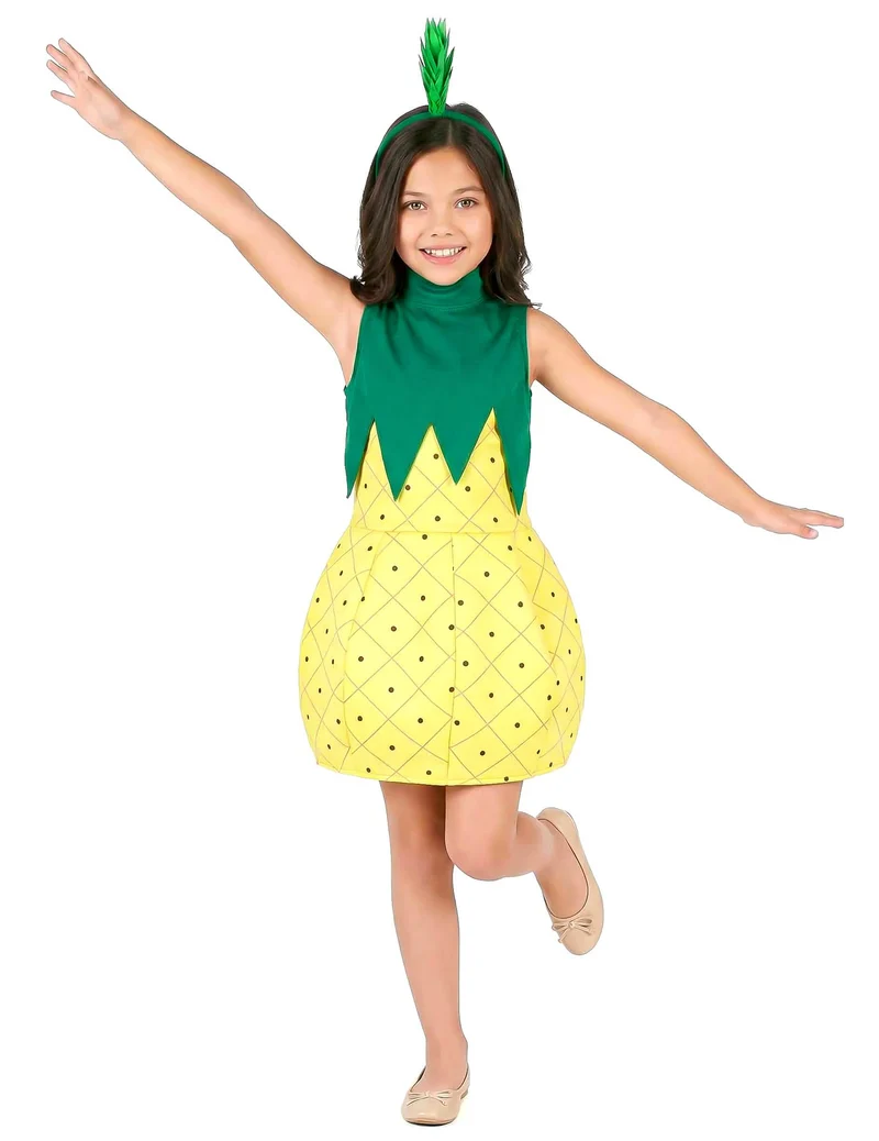 Ananas-Kostüm für Mädchen