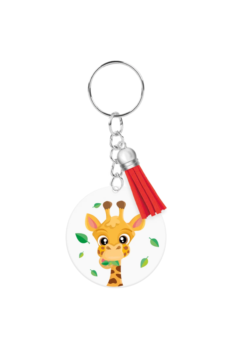 Acryl-Schlüsselanhänger Giraffe