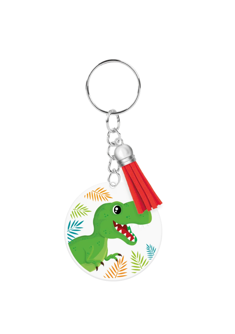 Acryl-Schlüsselanhänger Dino