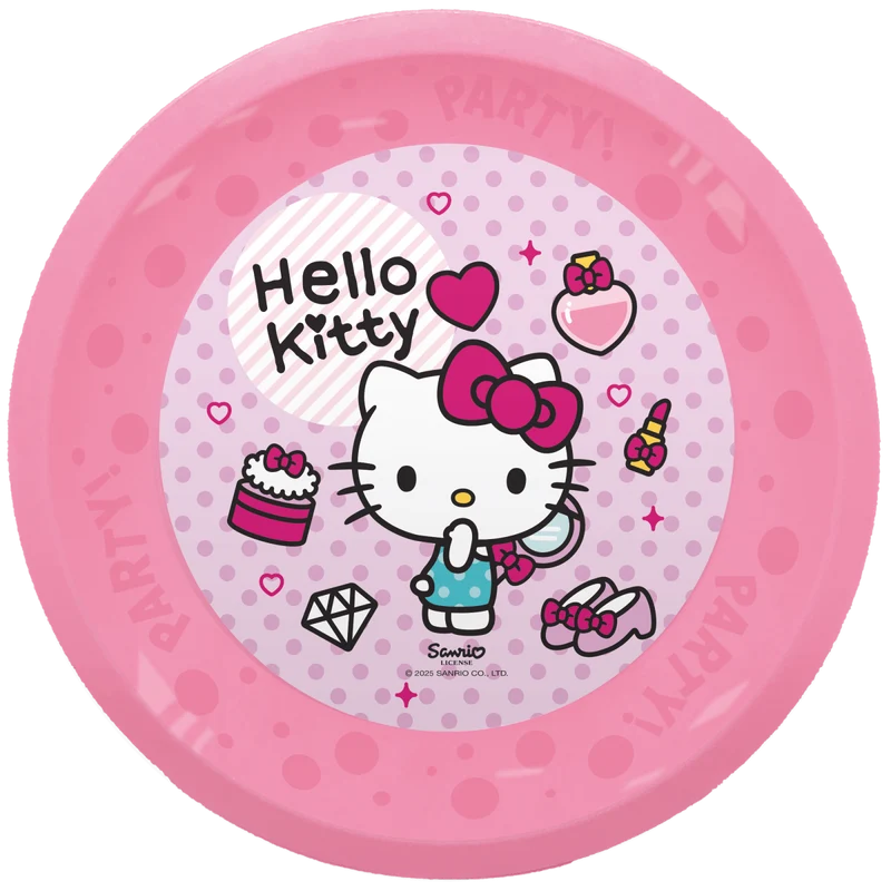 Hello Kitty-Teller 21 cm, 4 Stück