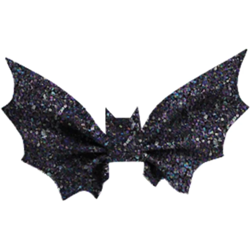 Halloween-Schleife, schwarz, Fledermaus