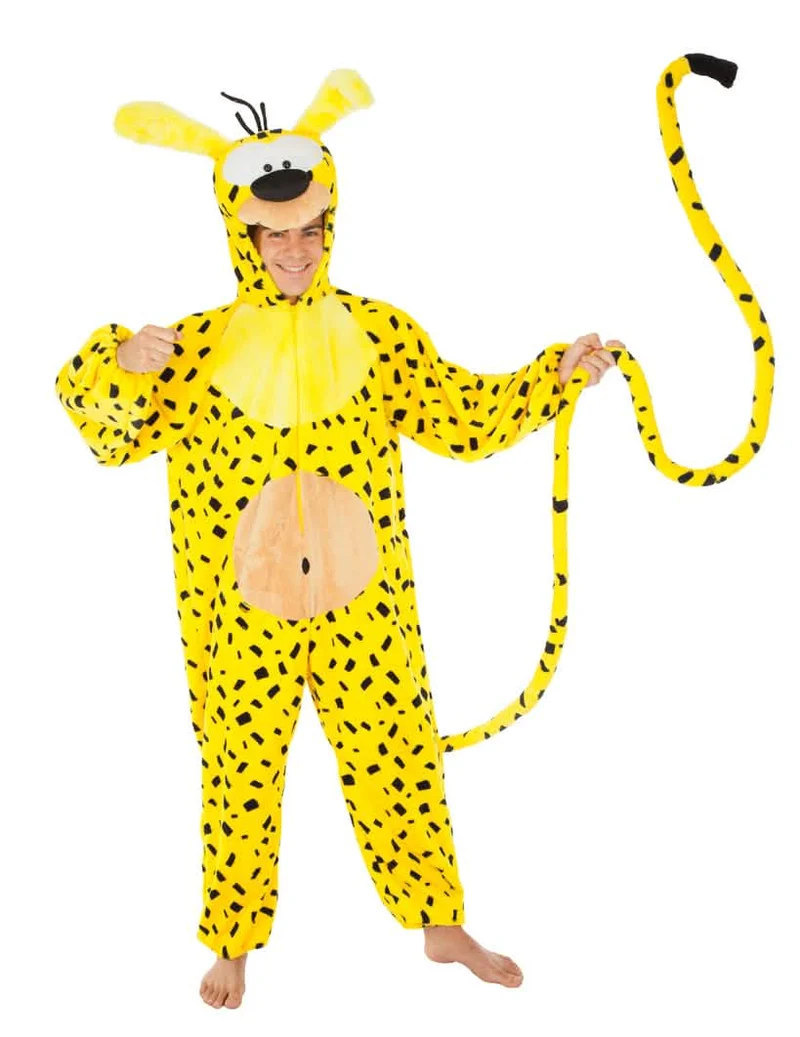 Marsupilami™ Tierkostüm für Erwachsene gelb-schwarz