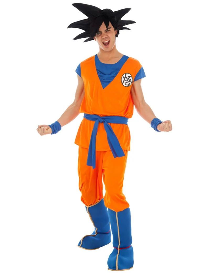 Son Goku-Herrenkostüm Lizenz von Dragonball Z™ orange