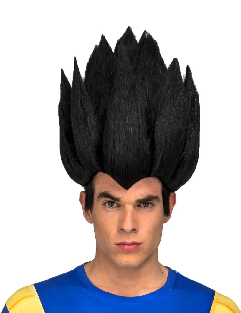 Dragon Ball Z™-Vegeta Perücke für Erwachsene schwarz