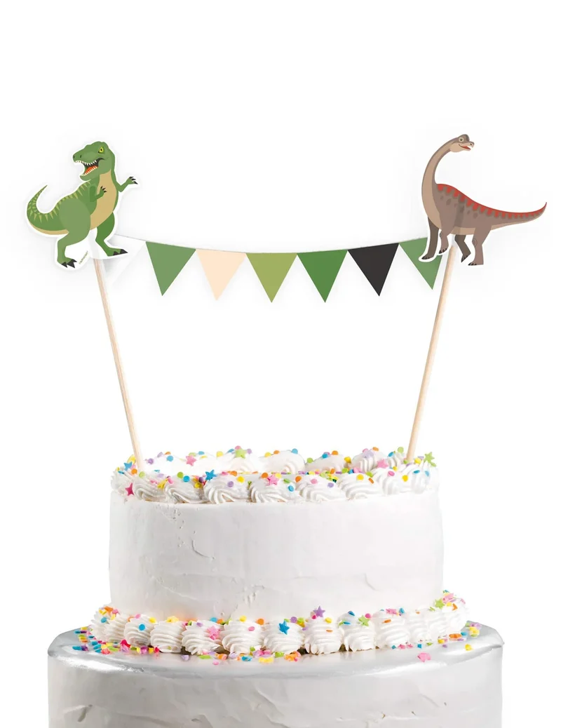 Tortenaufsatz Große Dinosaurier