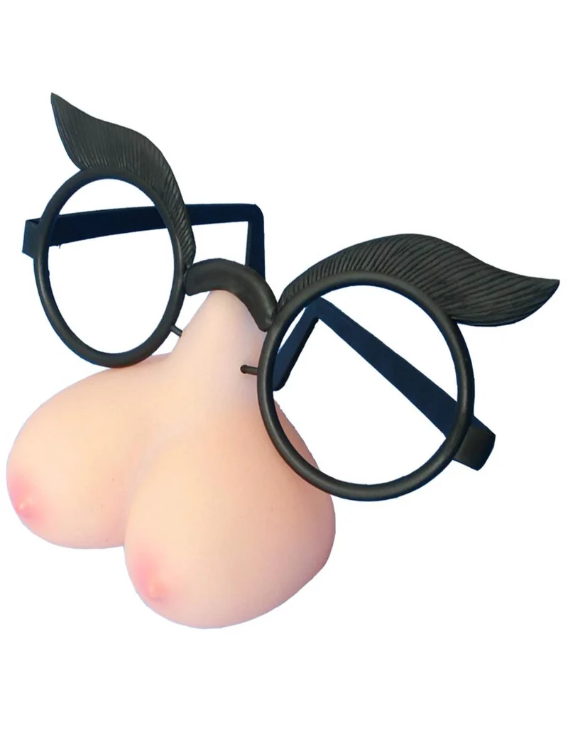 Busen-Brille Scherzartikel JGA Partyzubehör