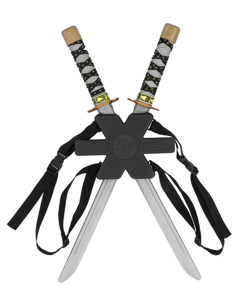 Ninjaschwerter Ninja-Accessoire 55cm grau-rot