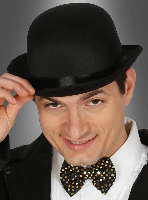 Gentleman Melone schwarz