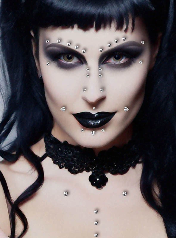 Fake Piercings zum Aufkleben 30 Stück