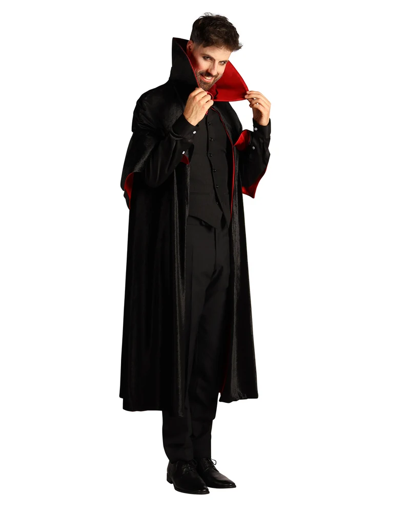 Exquisiter Dracula Umhang mit Stehkragen
