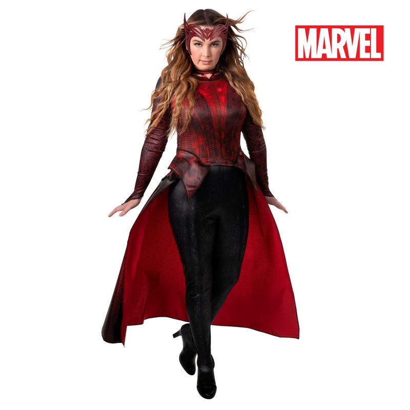 Scarlet Witch Adult Deluxe | Kostuum Dames
