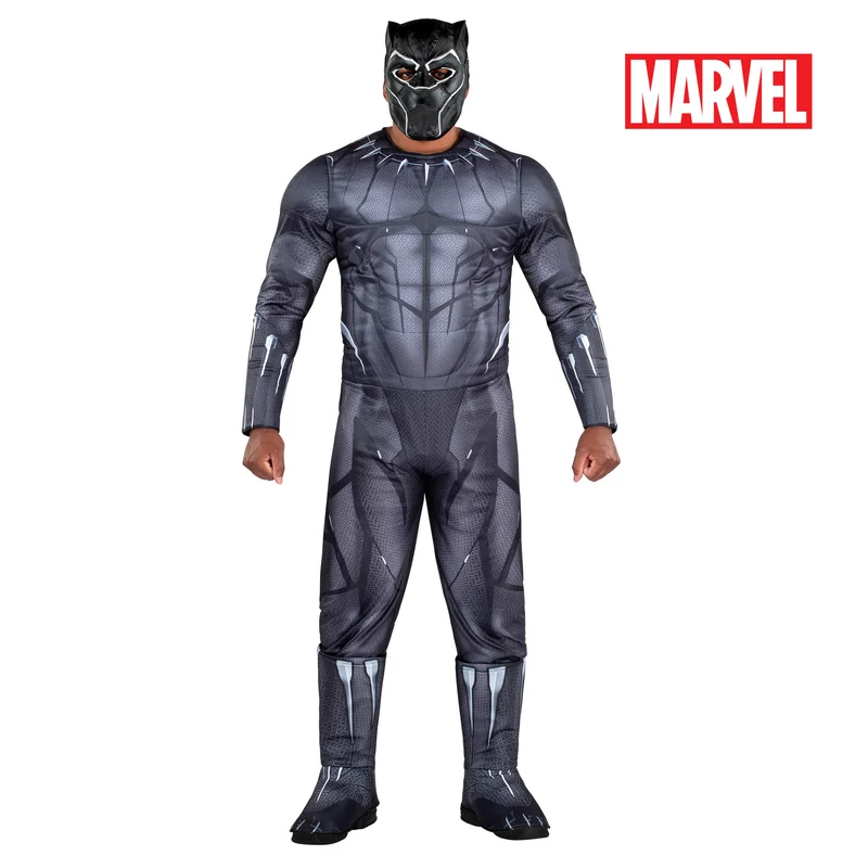 Black Panther Adult Deluxe | Jumpsuit + Masker