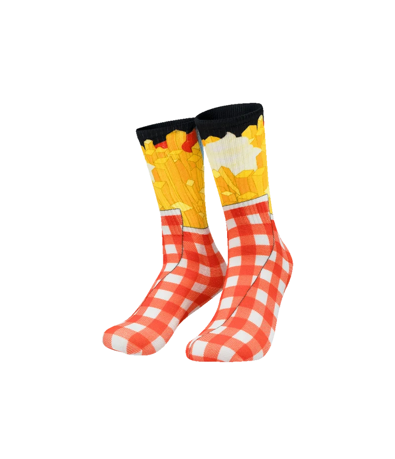 Lustige Socken „French Fries“