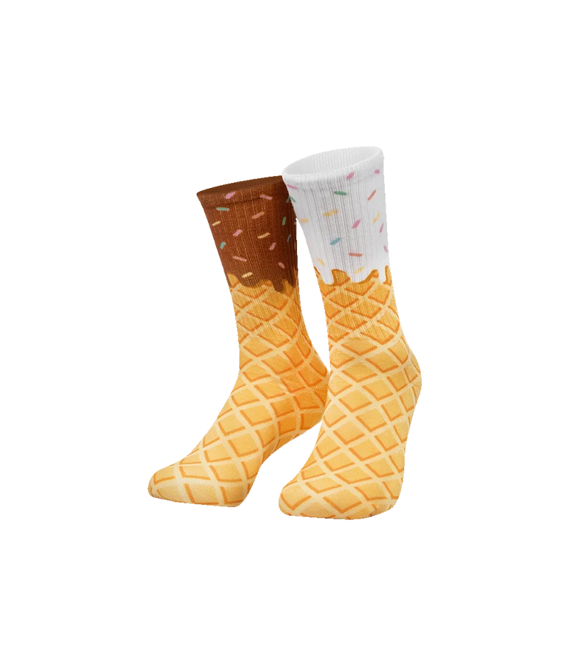 Lustige Socken „Ice Cream“
