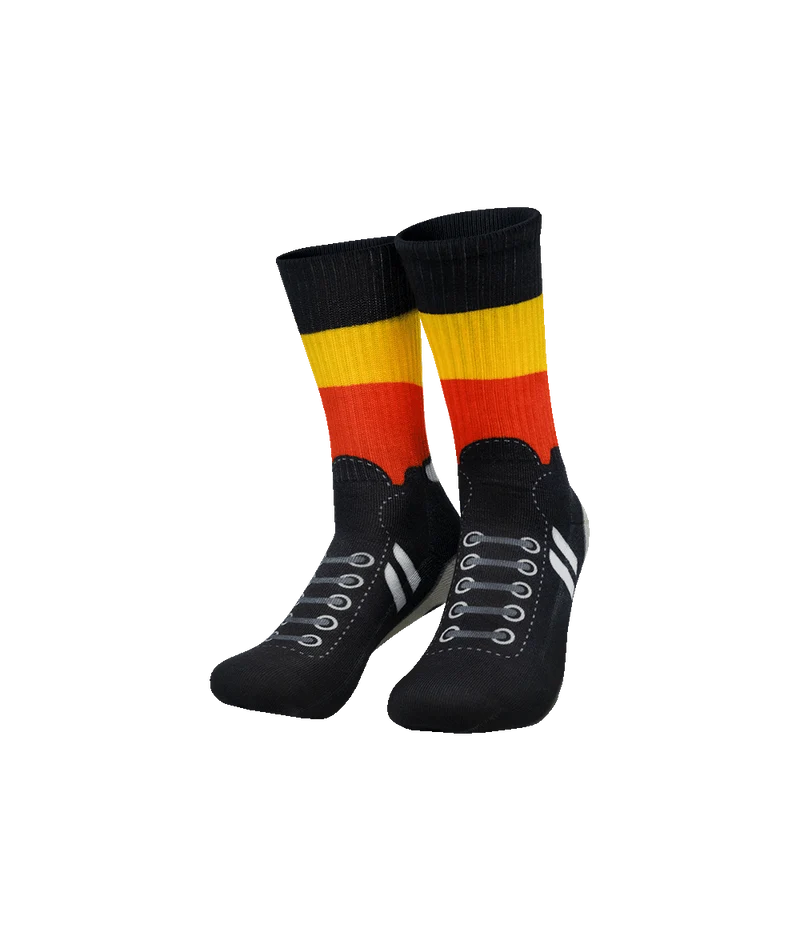Lustige Fußballsocken Belgien