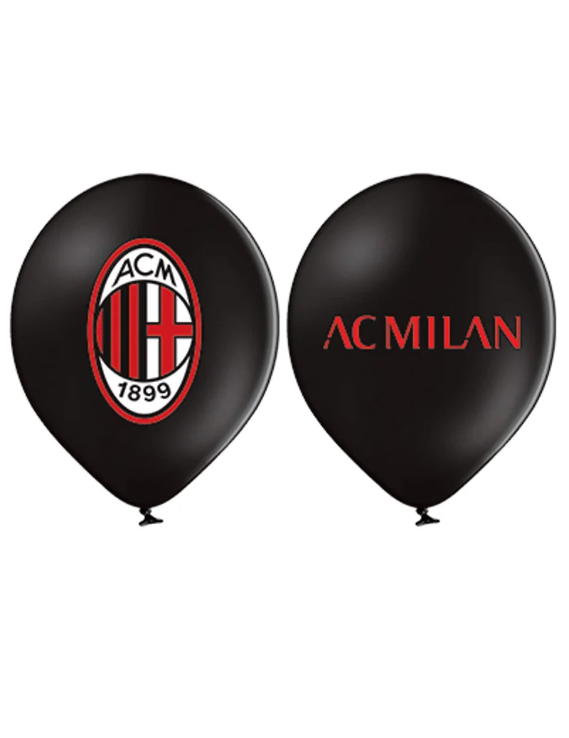 12 AC Milan™ Latexballons 30 cm