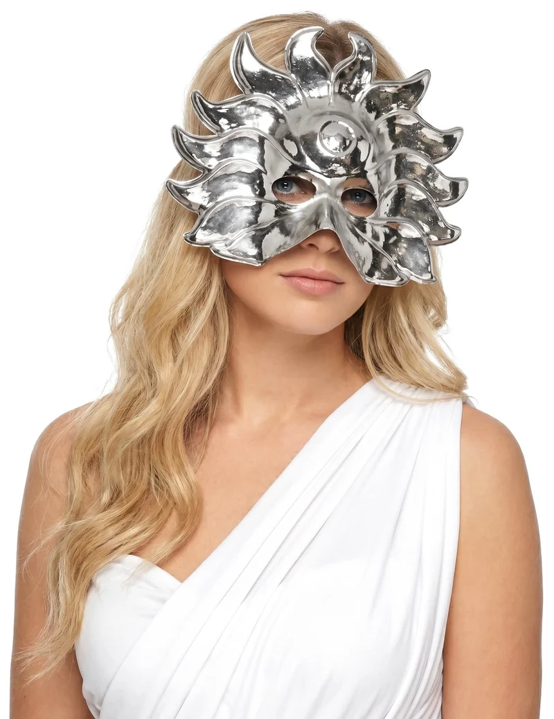 Sonnen-König Halbmaske Kostüm-Accessoire gold