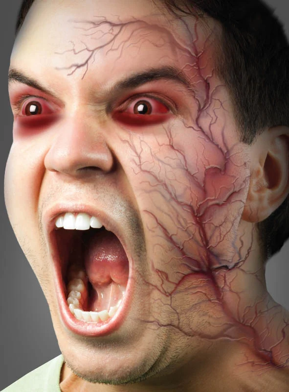 Blutgefäße Tattoos Horror Adern Halloween