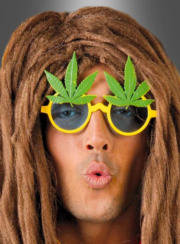 Cannabis Brille 70er Jahre