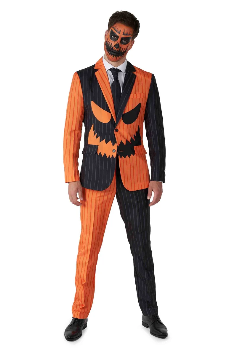 Suitmeister | Jack-O Pinstripe Black |Herenkostuum