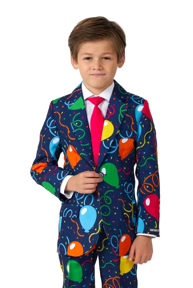 Suitmeister | Confetti Balloons Navy | Kinderkostuum
