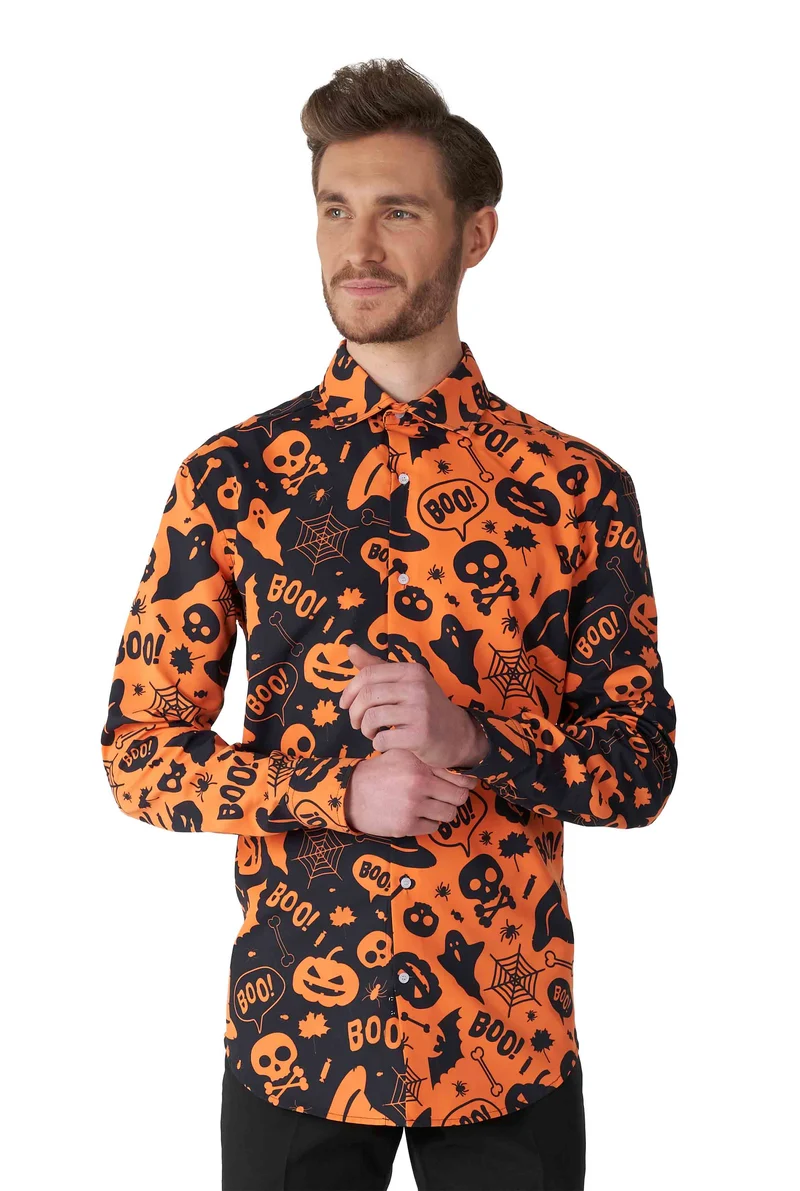 Overhemd Suitmeister Halloween Icons