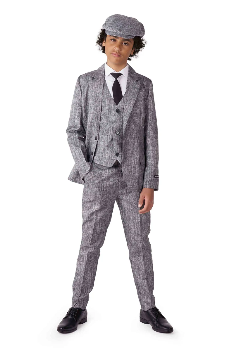 Suitmeister | 20's Gangster Grey | Kinderkostuum