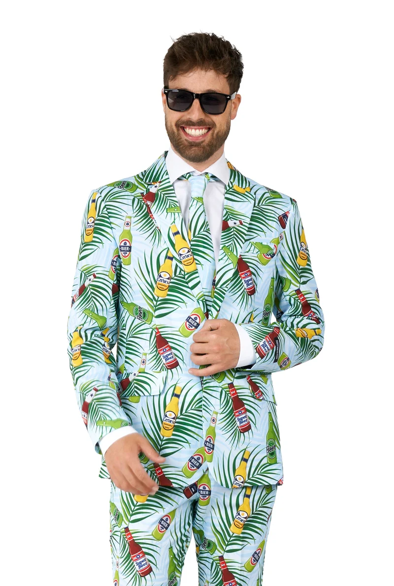 Suitmeister | Tropical Beers Blue | Herenkostuum