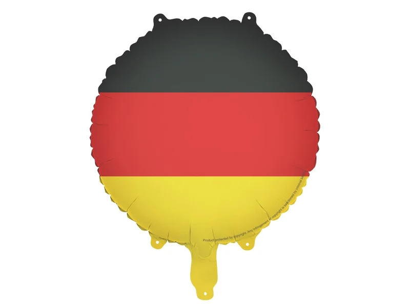 Heliumballon mit deutscher Flagge, 45 cm, leer