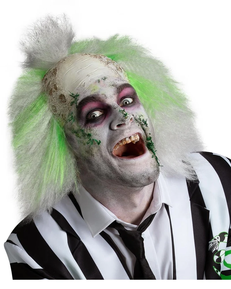 Beetlejuice Perücke mit Halbglatze