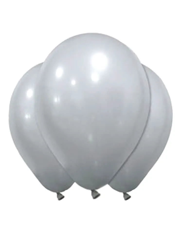 12 Luftballons grau 28 cm