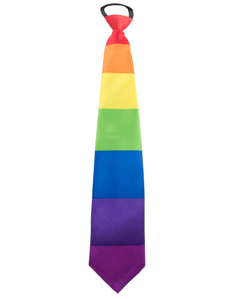 Regenbogen Krawatte für Erwachsene Gay Pride