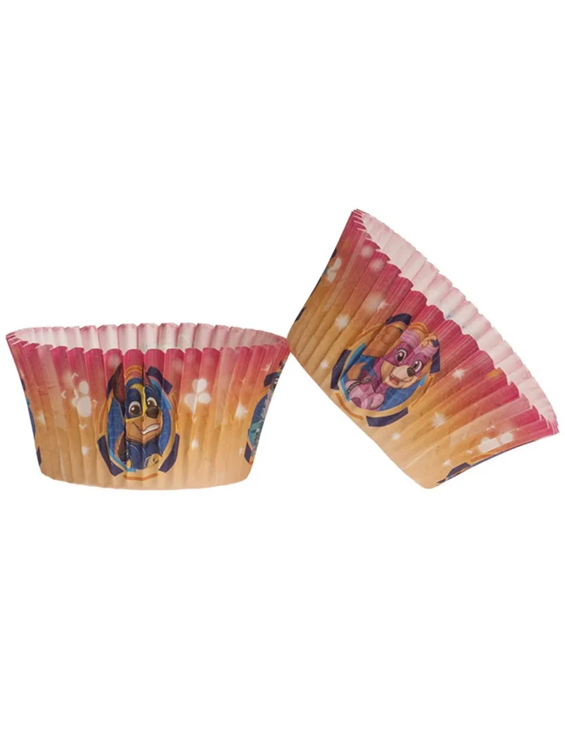 Paw Patrol™-Cupcake-Förmchen Partydeko 25 Stück bunt 5x3 cm