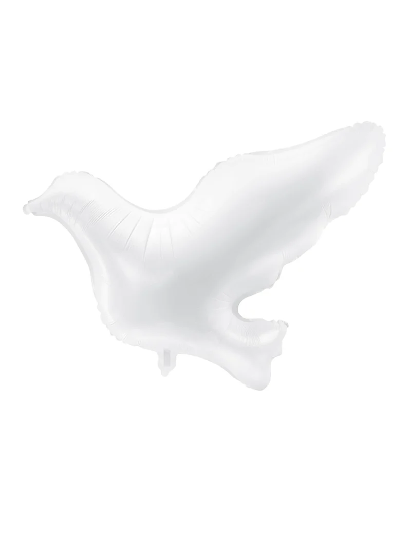 Friedenstaube-Ballon für Hochzeiten Partydeko weiß 77 x 66 cm