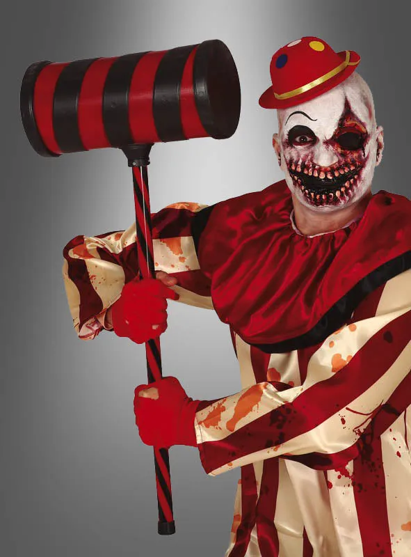Gigantischer Clown Hammer 80cm Übergröße