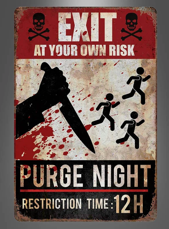 Halloween Plakat 24x36cm "Killing Night"